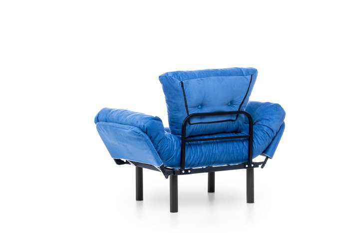 Atelier Del Sofa Nitta Single - Sillón de orejas Azul